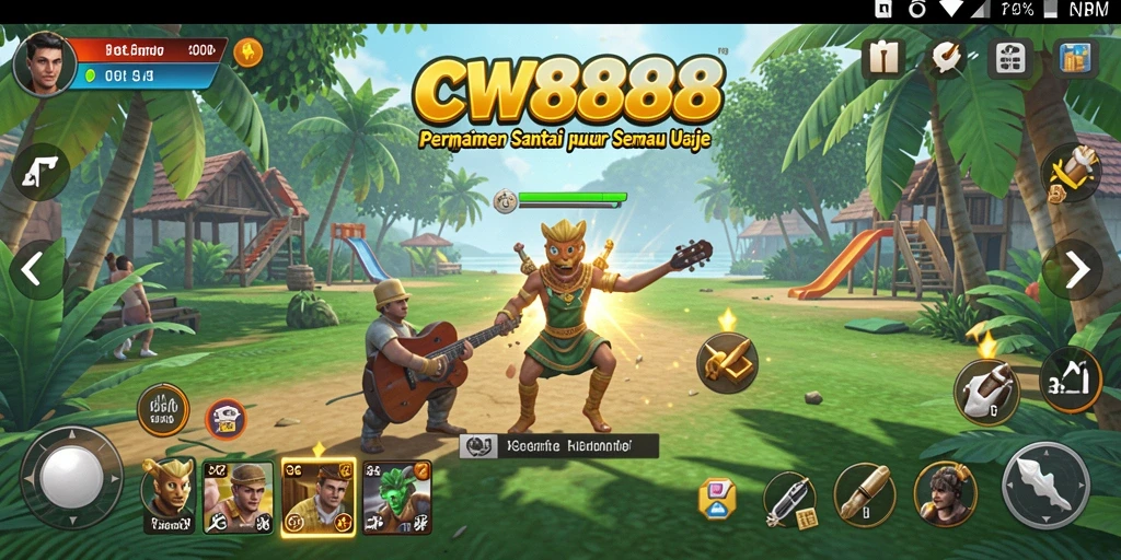 Gameplay CW8888 yang seru dan menghibur.