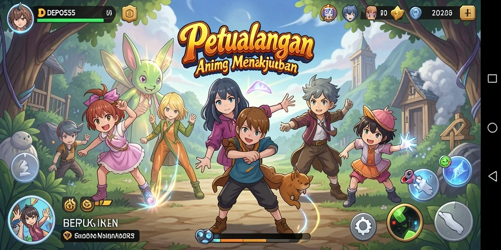 Tampilan gameplay DEPO555 yang memukau dengan aksi seru.