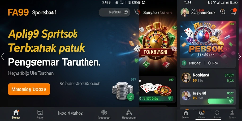 Tampilan gameplay Sportsbook dengan fitur taruhan langsung yang menarik.