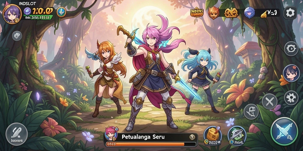Tampilan screenshot gameplay yang menakjubkan dari INDSLOT.