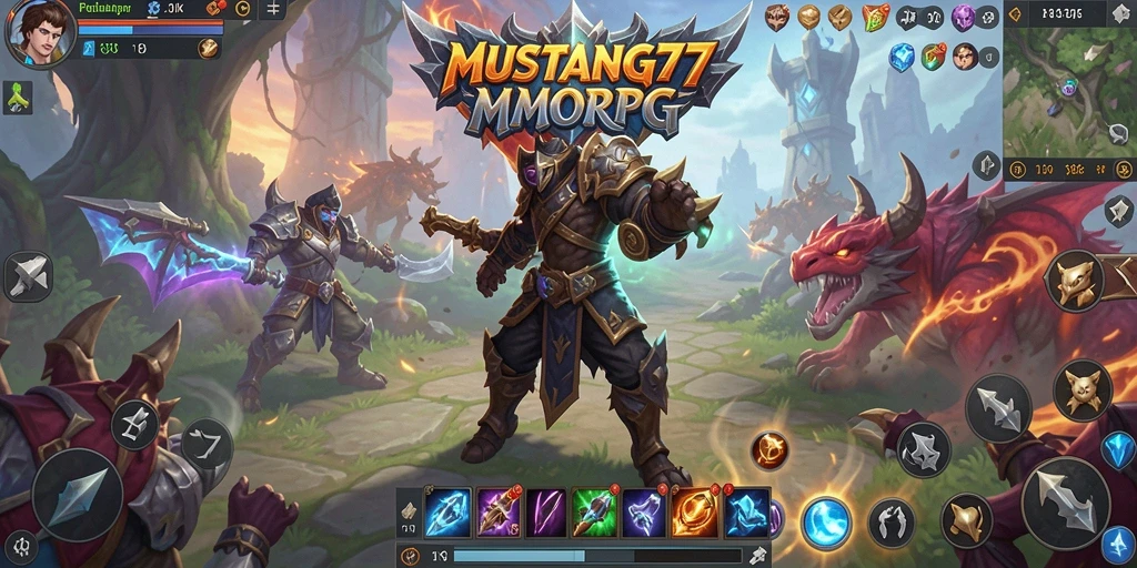 Menampilkan gameplay seru di dunia MUSTANG77 yang penuh tantangan.