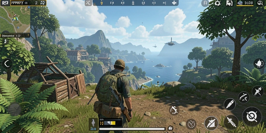 Gameplay PPRRYY yang menampilkan dunia terbuka yang luas dan penuh dengan petualangan.
