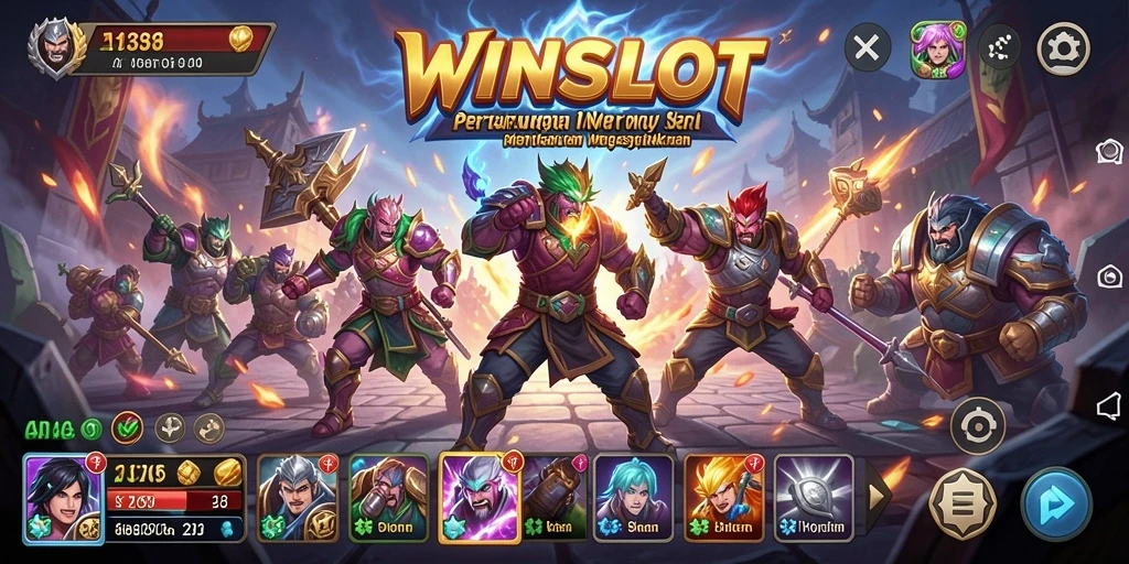 Tangkapan layar yang menampilkan aksi pertarungan yang mendebarkan di WINSLOT.